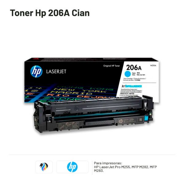 TONER HP 206A CIAN
