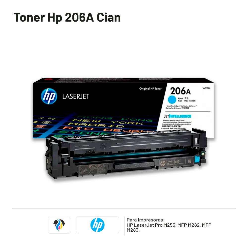 TONER HP 206A CIAN