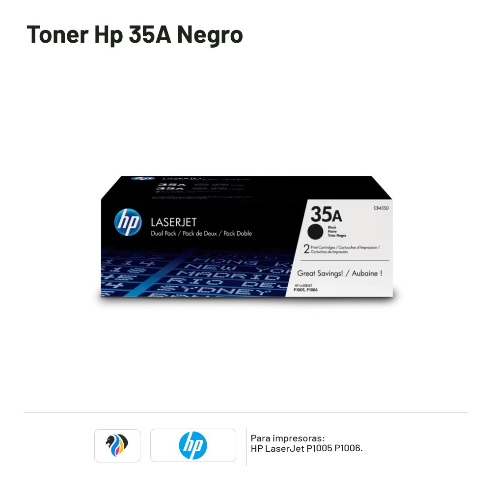 TONER HP 35A NEGRO