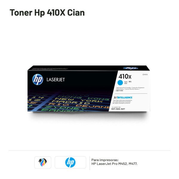 TONER HP 410X CIAN
