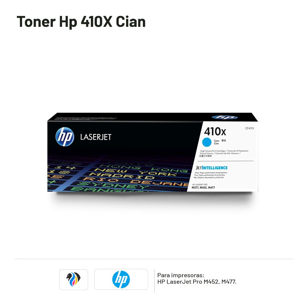 TONER HP 410X CIAN