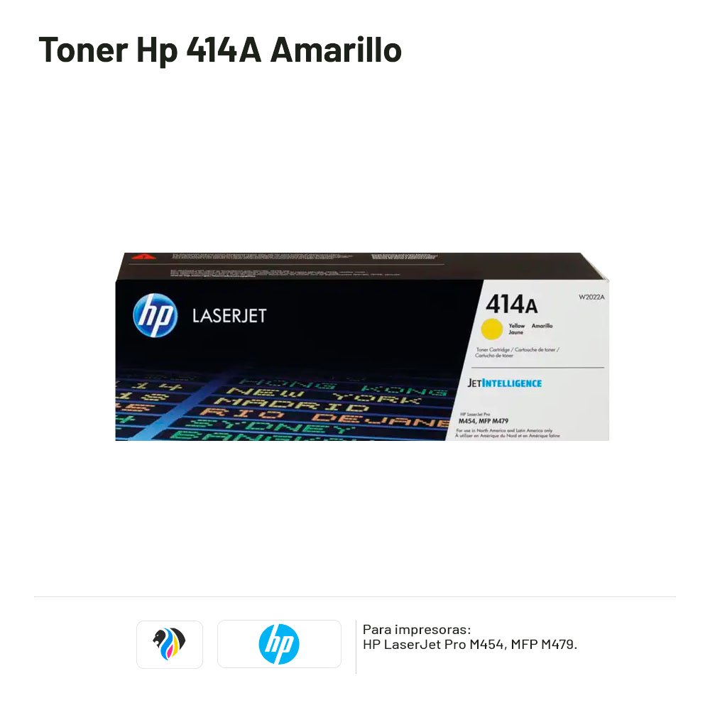 TONER HP 414A AMARILLO
