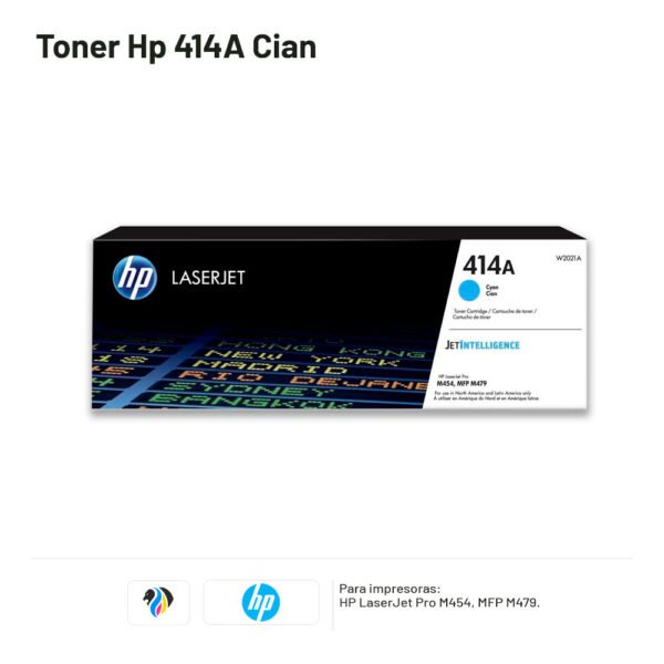 TONER HP 414A CIAN