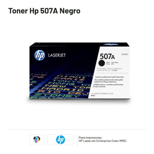 TONER HP 507A NEGRO