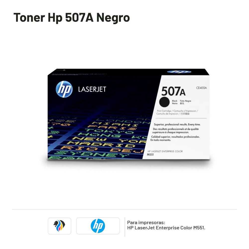 TONER HP 507A NEGRO