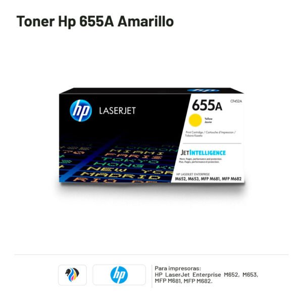 TONER HP 655A AMARILLO