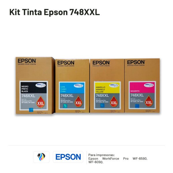 KIT TINTA EPSON 748XXL