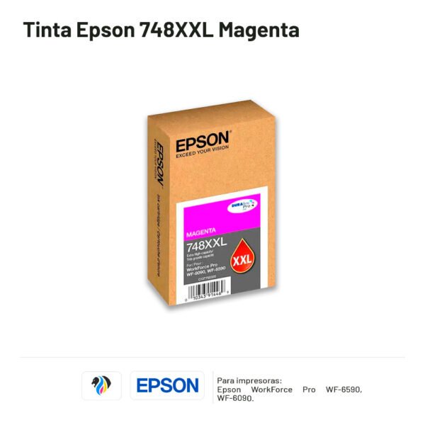 TINTA EPSON 748XXL MAGENTA