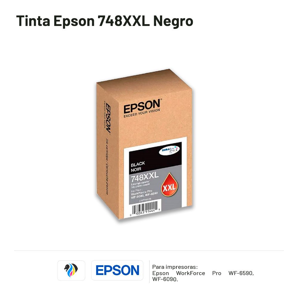 TINTA EPSON 748XXL NEGRO