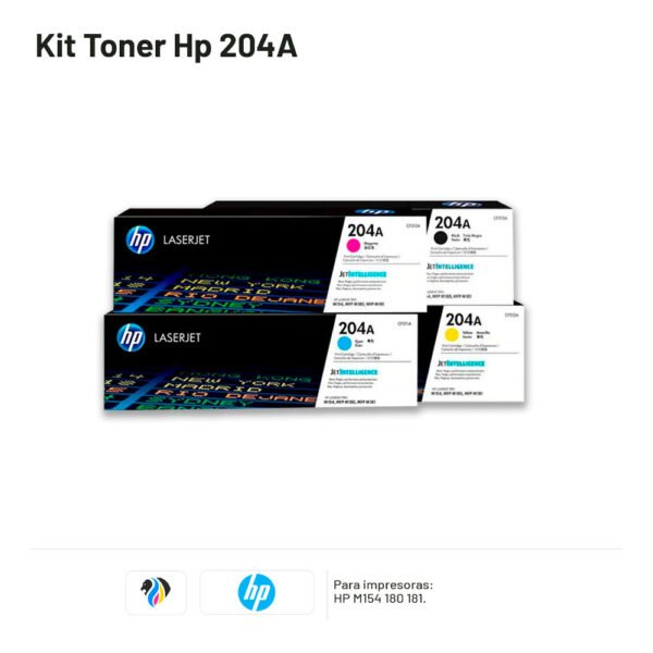KIT TONER HP 204A