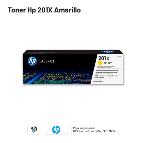 TONER HP 201X AMARILLO