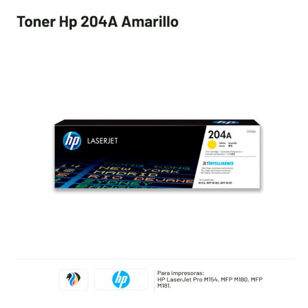 TONER HP 204A AMARILLO