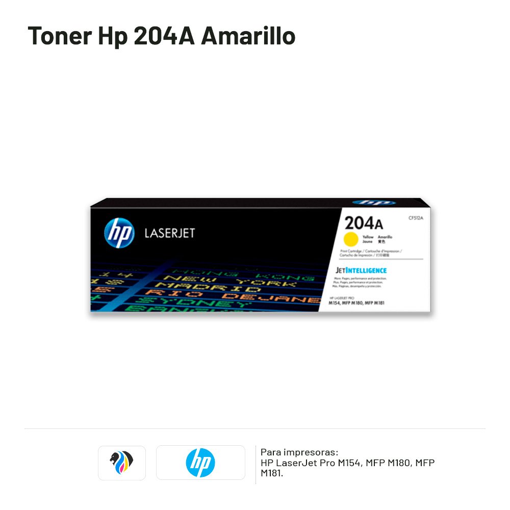 TONER HP 204A AMARILLO