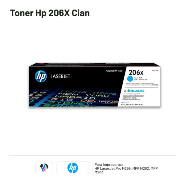 TONER HP 206X CIAN