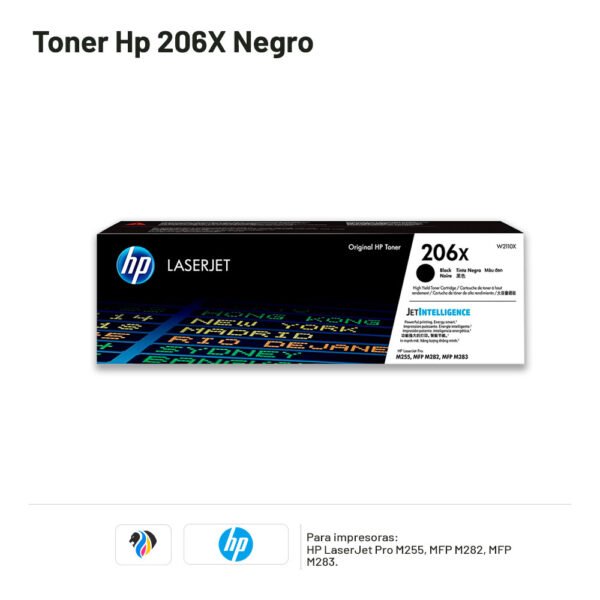 TONER HP 206X NEGRO