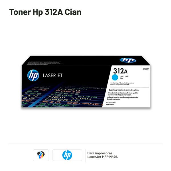 Toner Hp 312A Cian