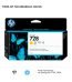 TINTA HP 728 AMARILLO PARA T730 830 130ML