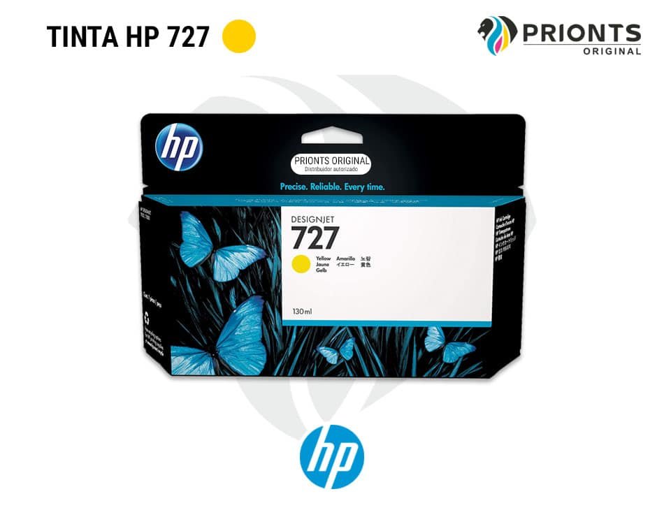 TINTA HP 727 AMARILLO