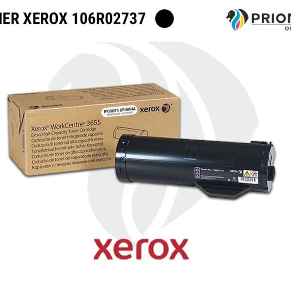 TONER XEROX 106R02737 NEGRO PARA 3655