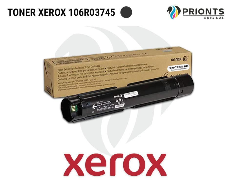 TONER XEROX 106R03745 NEGRO C7020 C7025 C7030