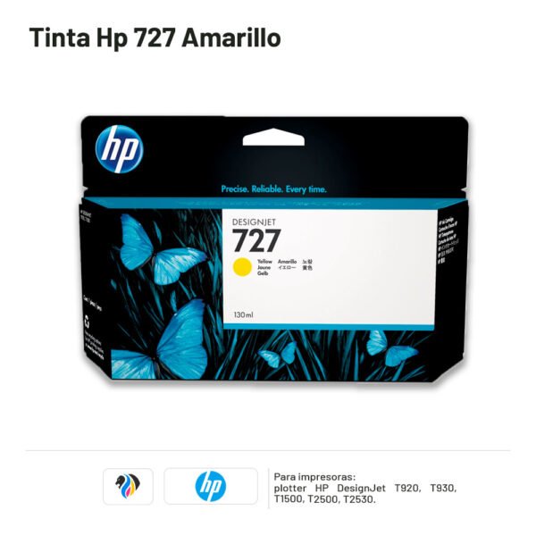Tinta Hp 727 Amarillo