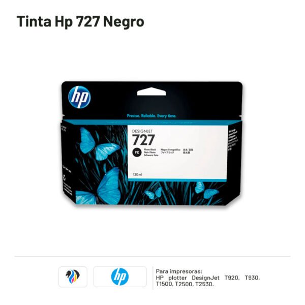 TINTA HP 727 NEGRO FOTO