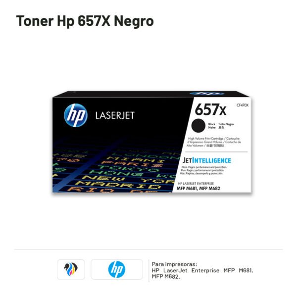TONER HP 657X NEGRO