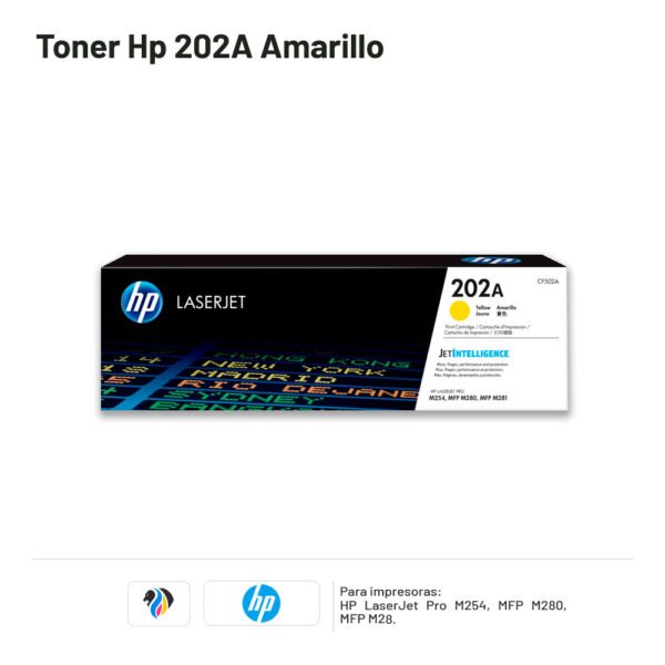 TONER HP 202A AMARILLO