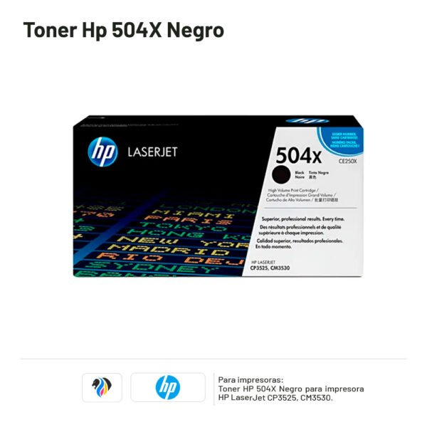 TONER HP 504X NEGRO