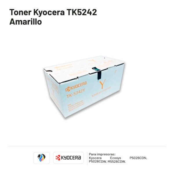 TONER KYOCERA TK5242 AMARILLO
