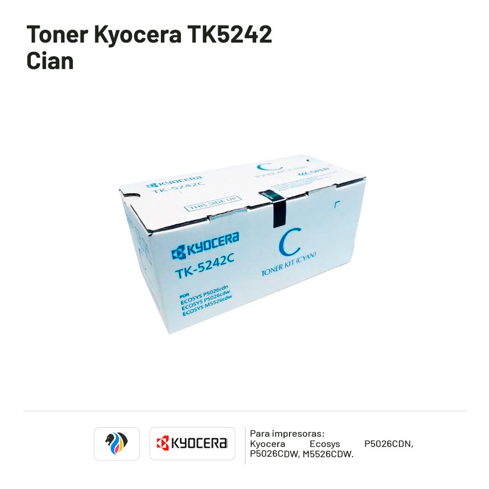 TONER KYOCERA TK5242 CIAN