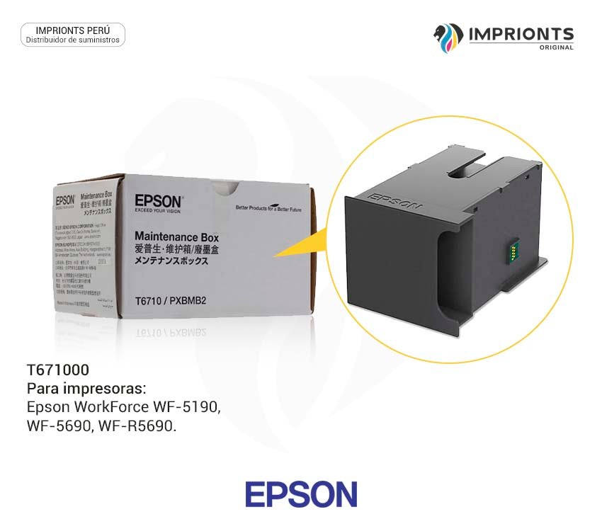 Caja de Mantenimiento EPSON T6710