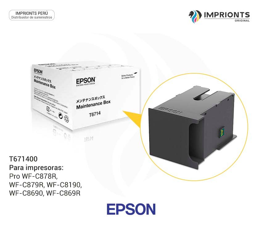 CAJA DE MANTENIMIENTO EPSON T6714
