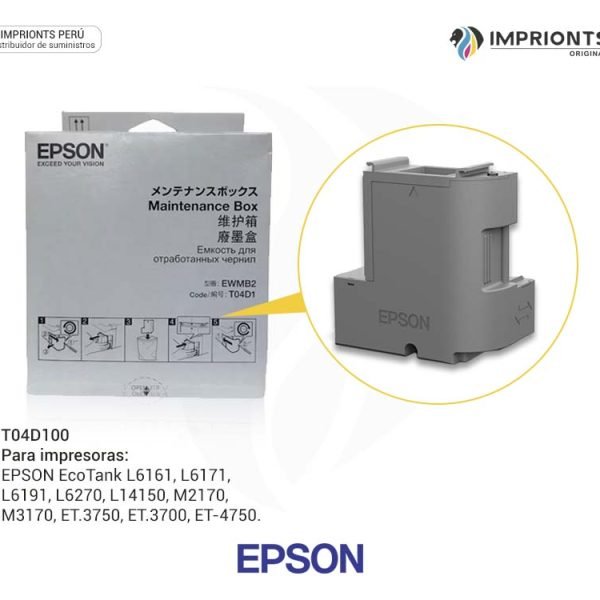 Caja de Mantenimiento Epson T04D1