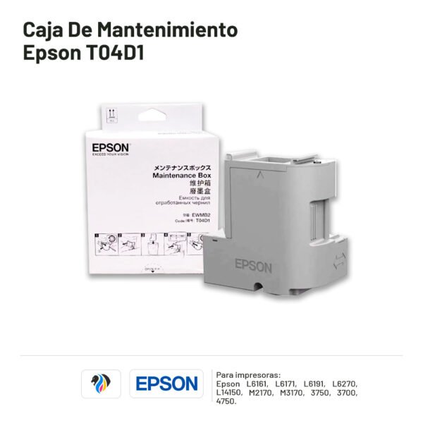 CAJA DE MANTENIMIENTO EPSON T04D1