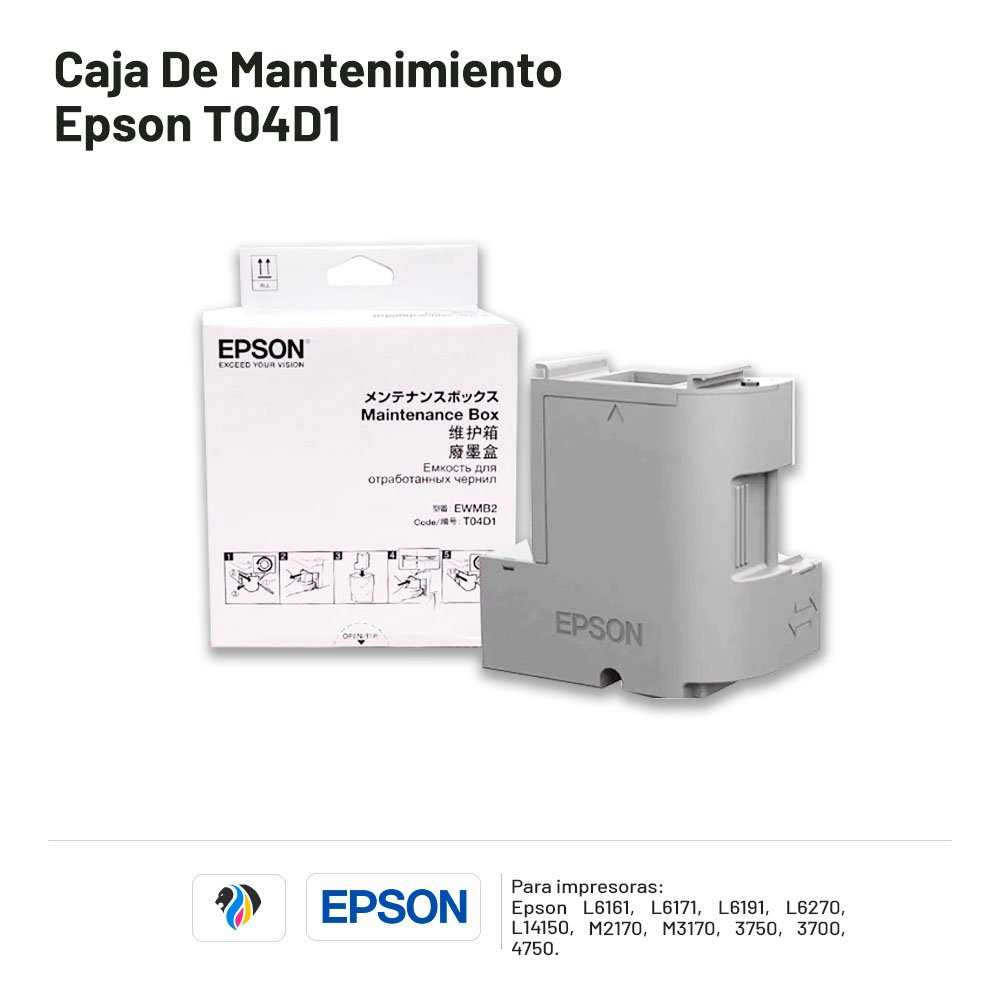 CAJA DE MANTENIMIENTO EPSON T04D1