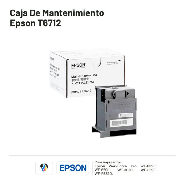 Caja de Mantenimiento EPSON T6712