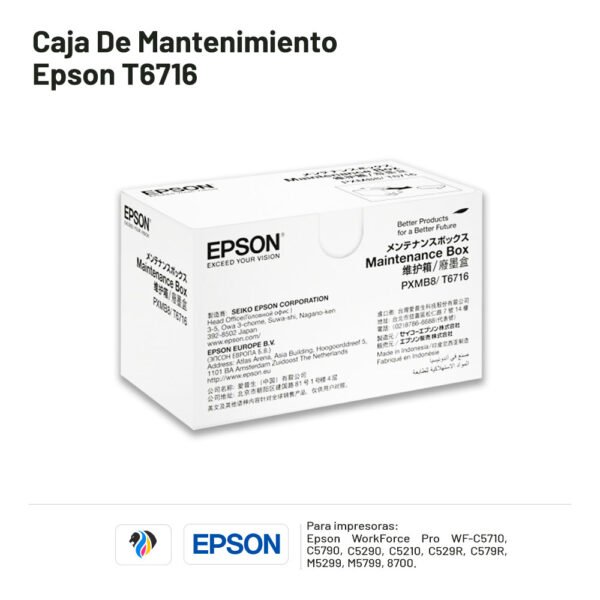 Caja de Mantenimiento EPSON T6716