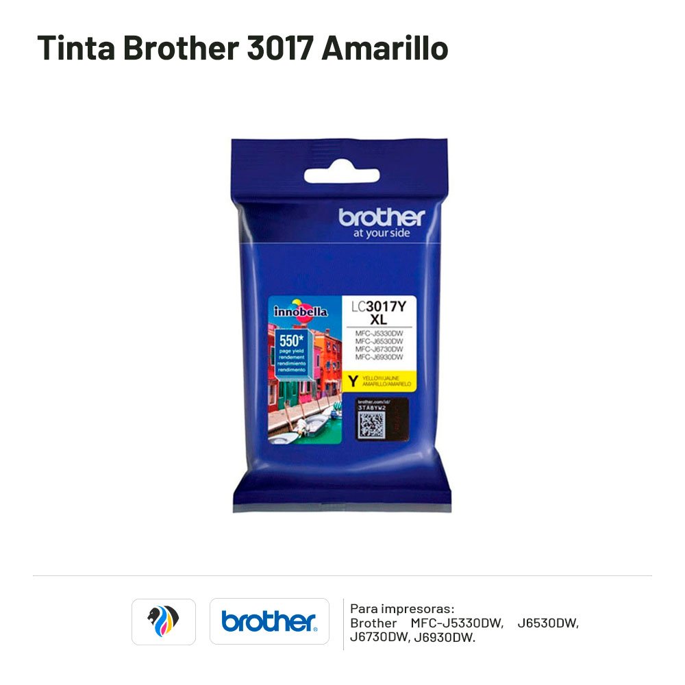 TINTA BROTHER 3017 AMARILLO
