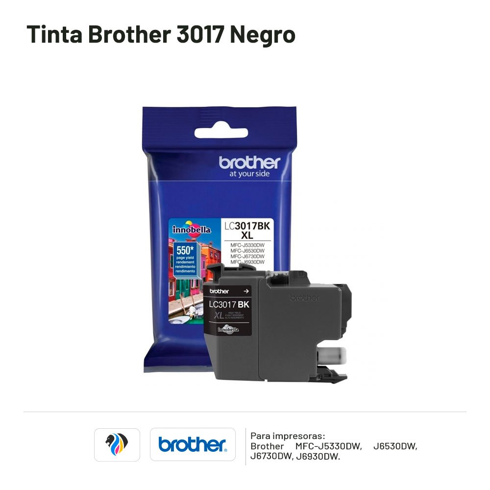 TINTA BROTHER 3017 NEGRO