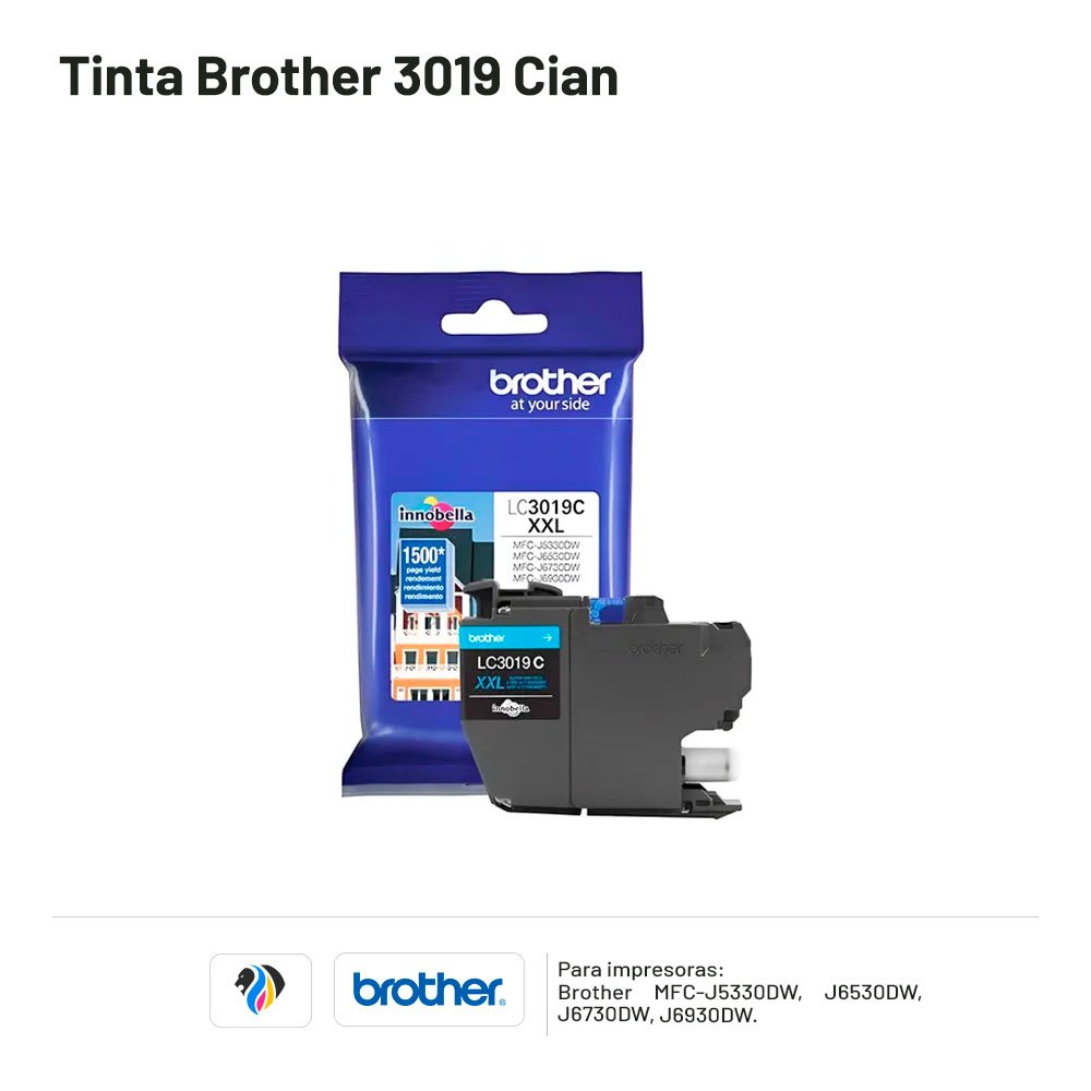 TINTA BROTHER 3019 CIAN