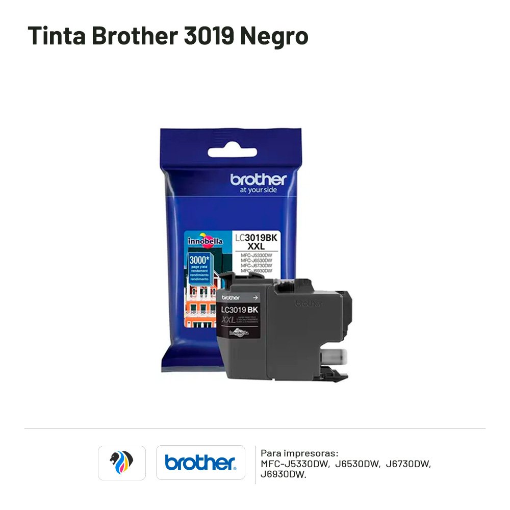 Tinta brother 3019 negro