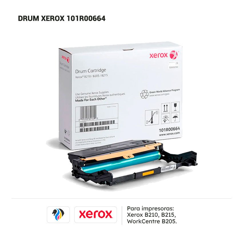 Drum Xerox 101R00664 para impresora 205 210 215