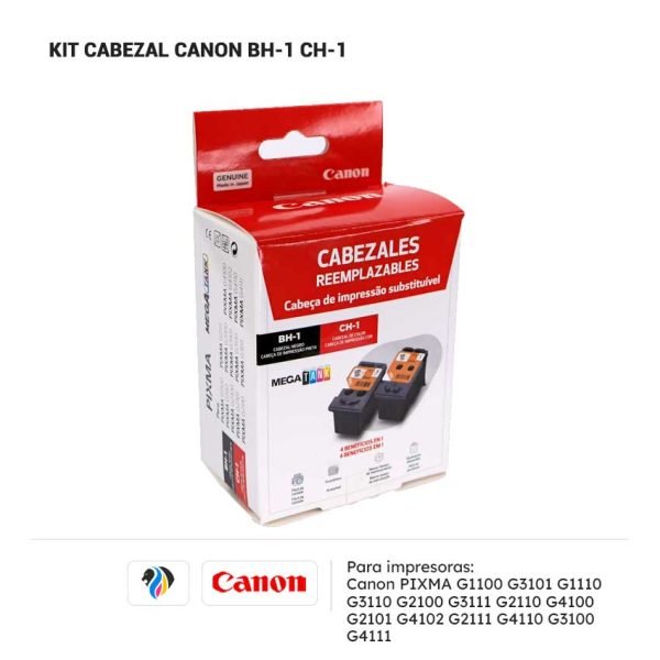 Kit Cabezal Canon BH-1 CH-1 para impresora 1100 3101 1110 3110