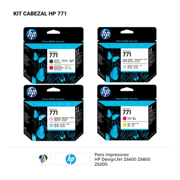 KIT CABEZAL HP 771 PARA Z6600 6800 6200