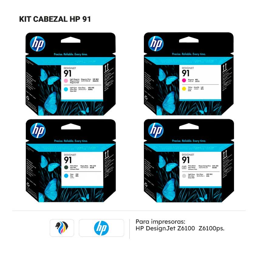 KIT CABEZAL HP 91 PARA Z6100 6100