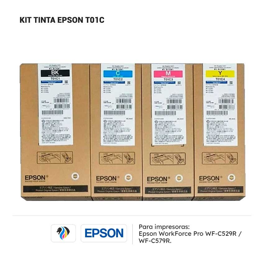 Kit Tinta Epson T01C