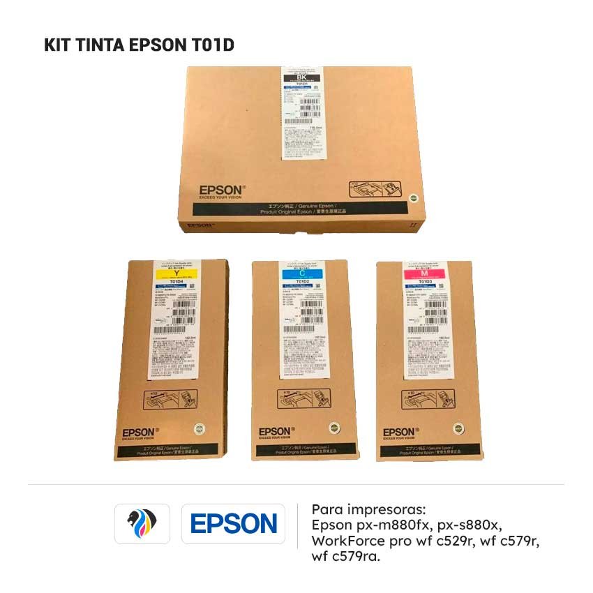 Kit Tinta Epson T01D