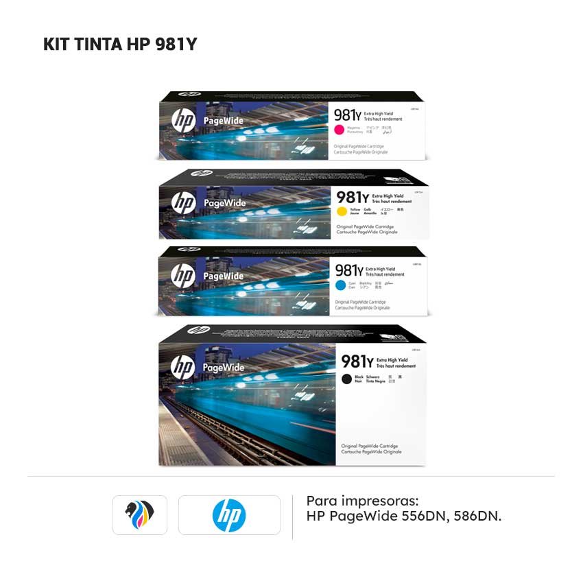 Kit Tinta HP 981Y