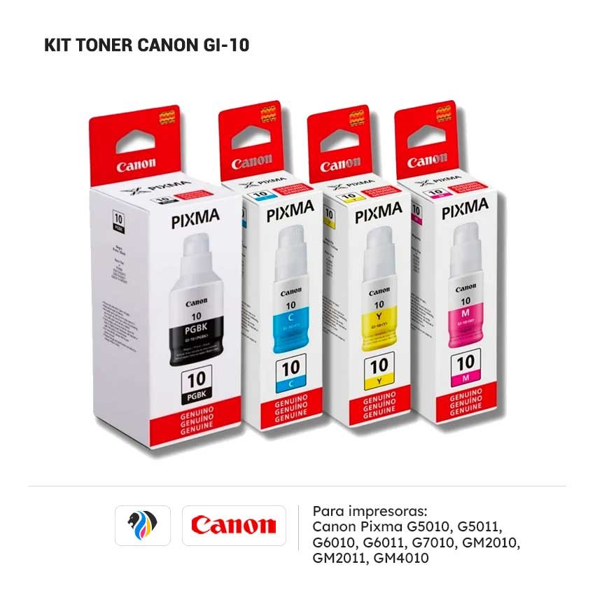 Kit Tinta Canon GI 10 